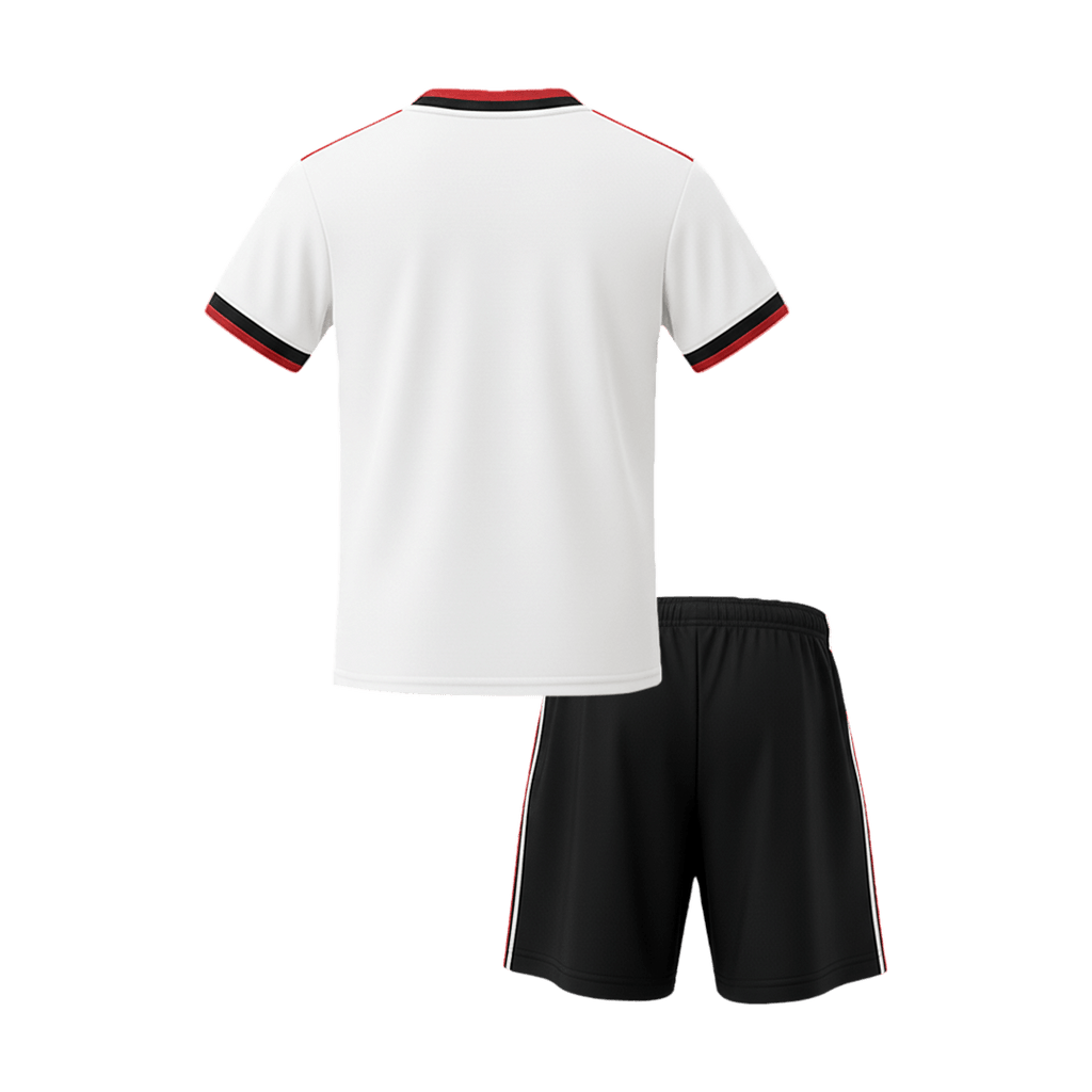 Conjunto México Criança Alternativo Camisola e Calções Mundial 2026 Branco
