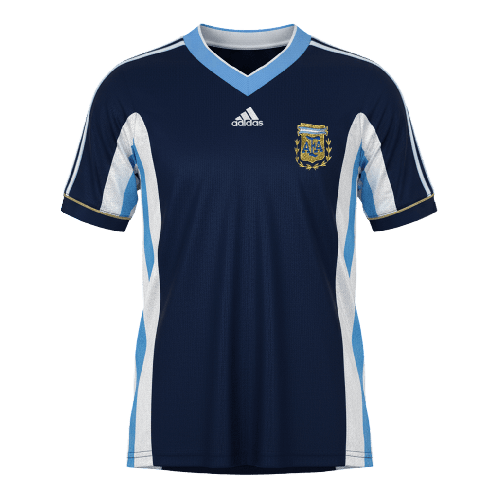 Retro Argentina Camisola Alternativa 1998