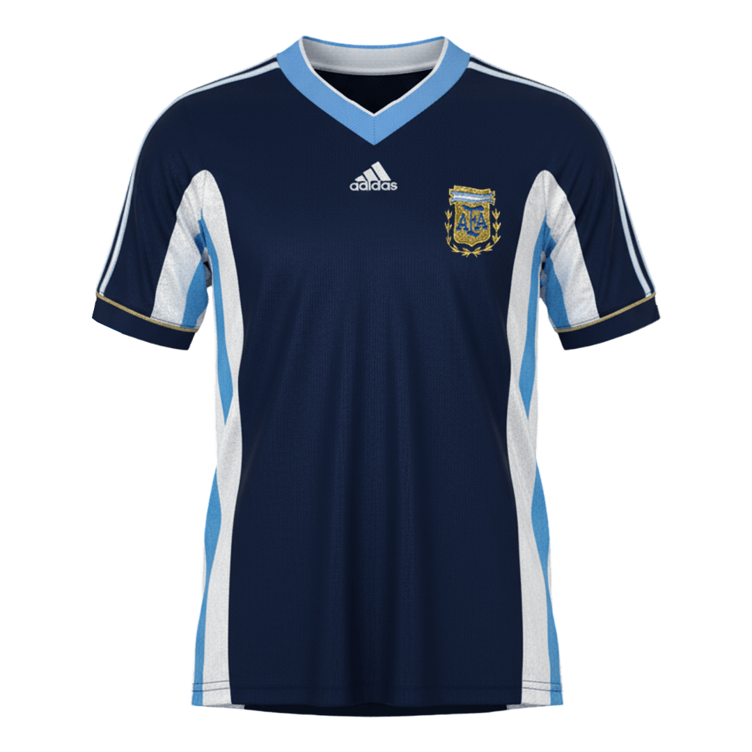 Retro Argentina Camisola Alternativa 1998