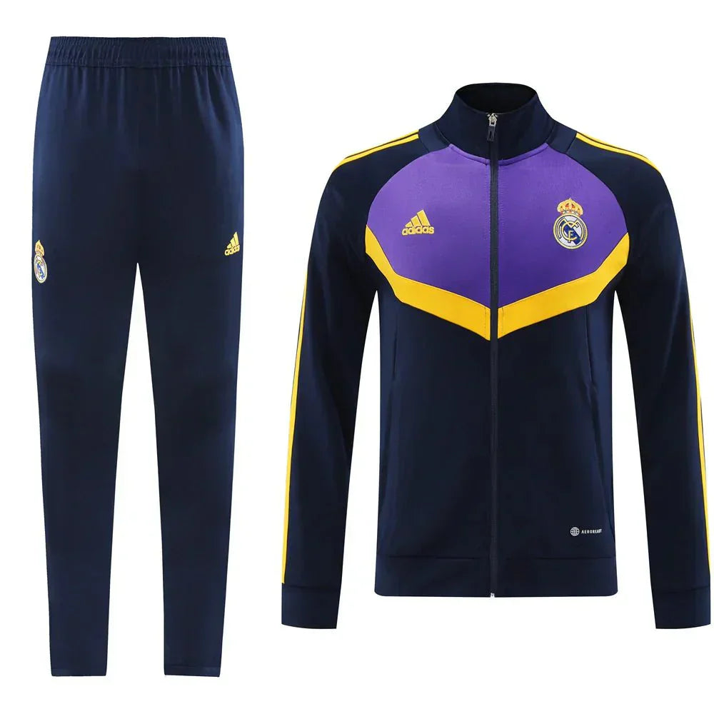 Real Madrid 24/25 - Fato de Treino - Fecho de Correr Completo