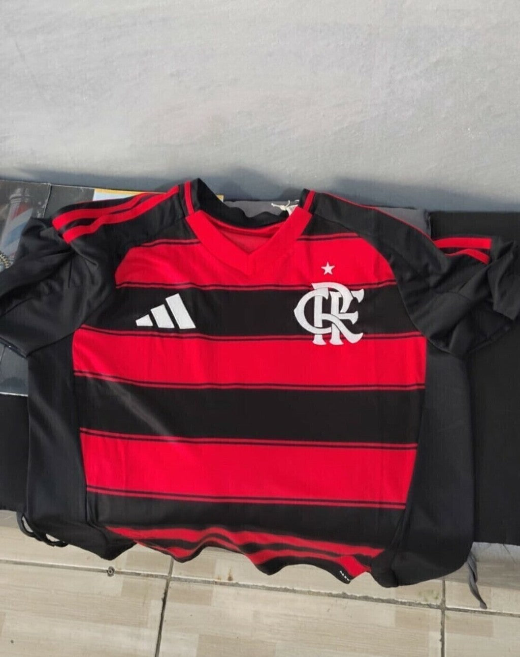 Camisola Flamengo Vermelha Principal 25/26