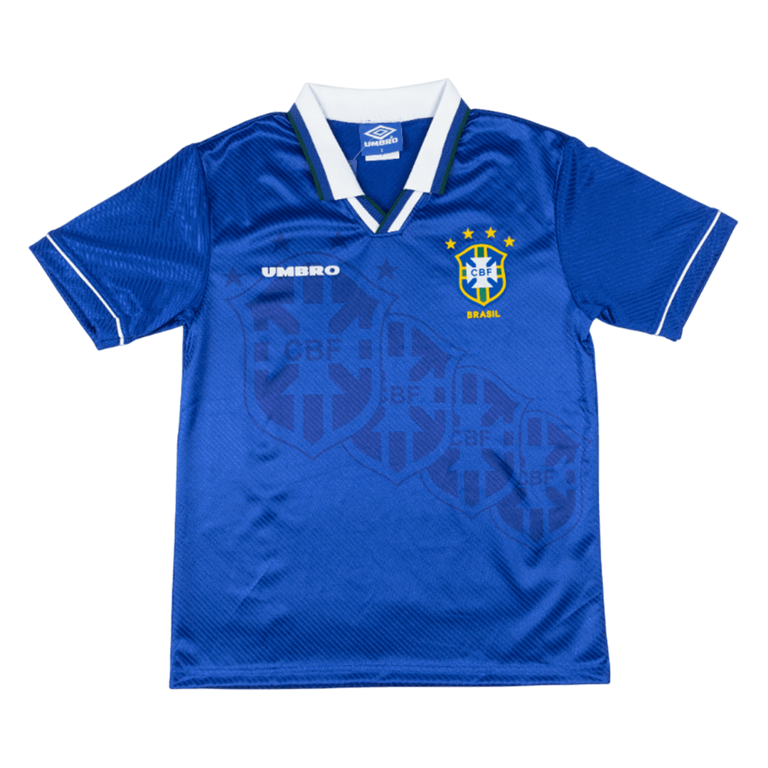 Retro Brasil Camisola Alternativa 94/96 Azul