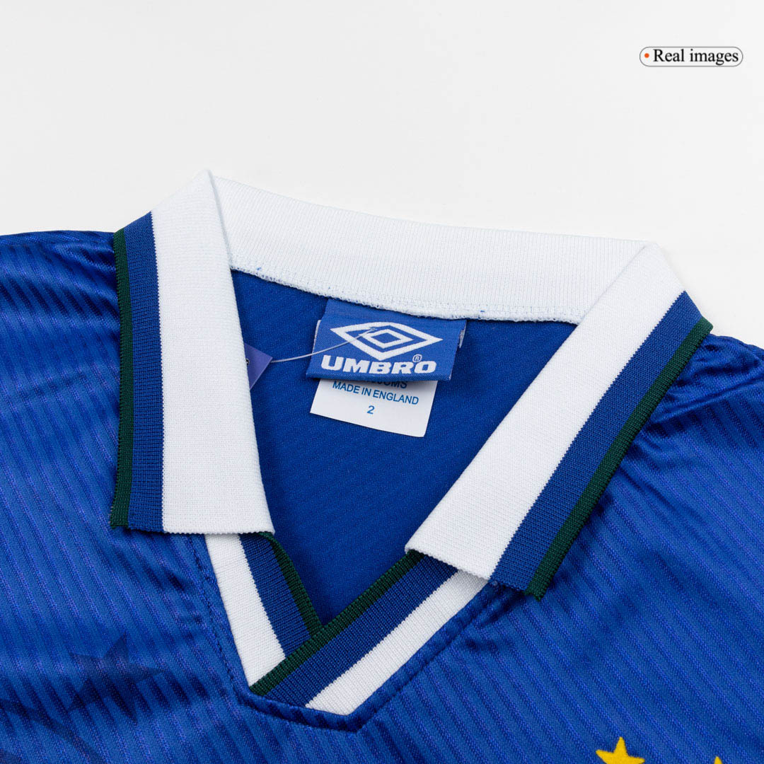 Retro Brasil Camisola Alternativa 94/96 Azul