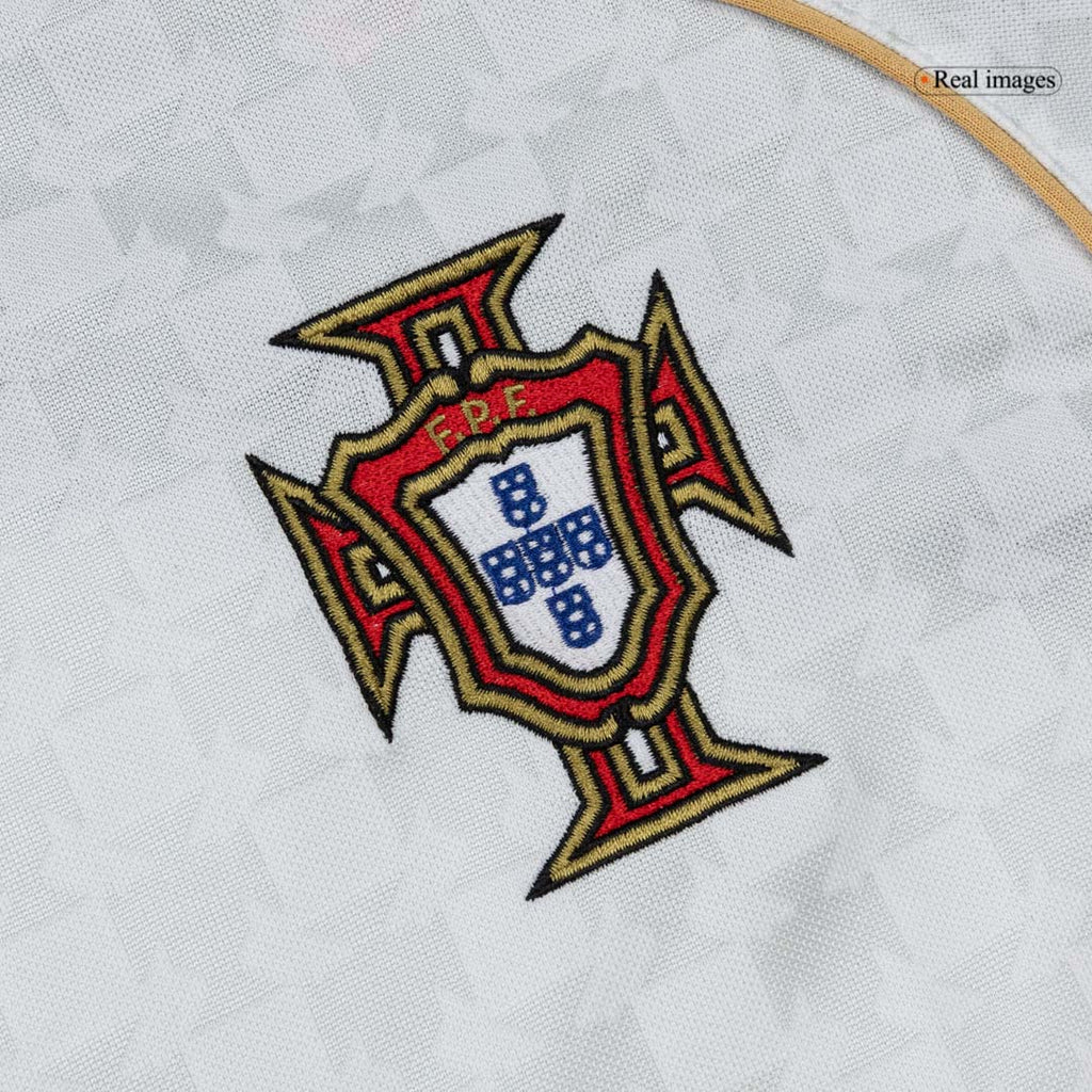 Camisola Retro Portugal Fora 2004 Branca