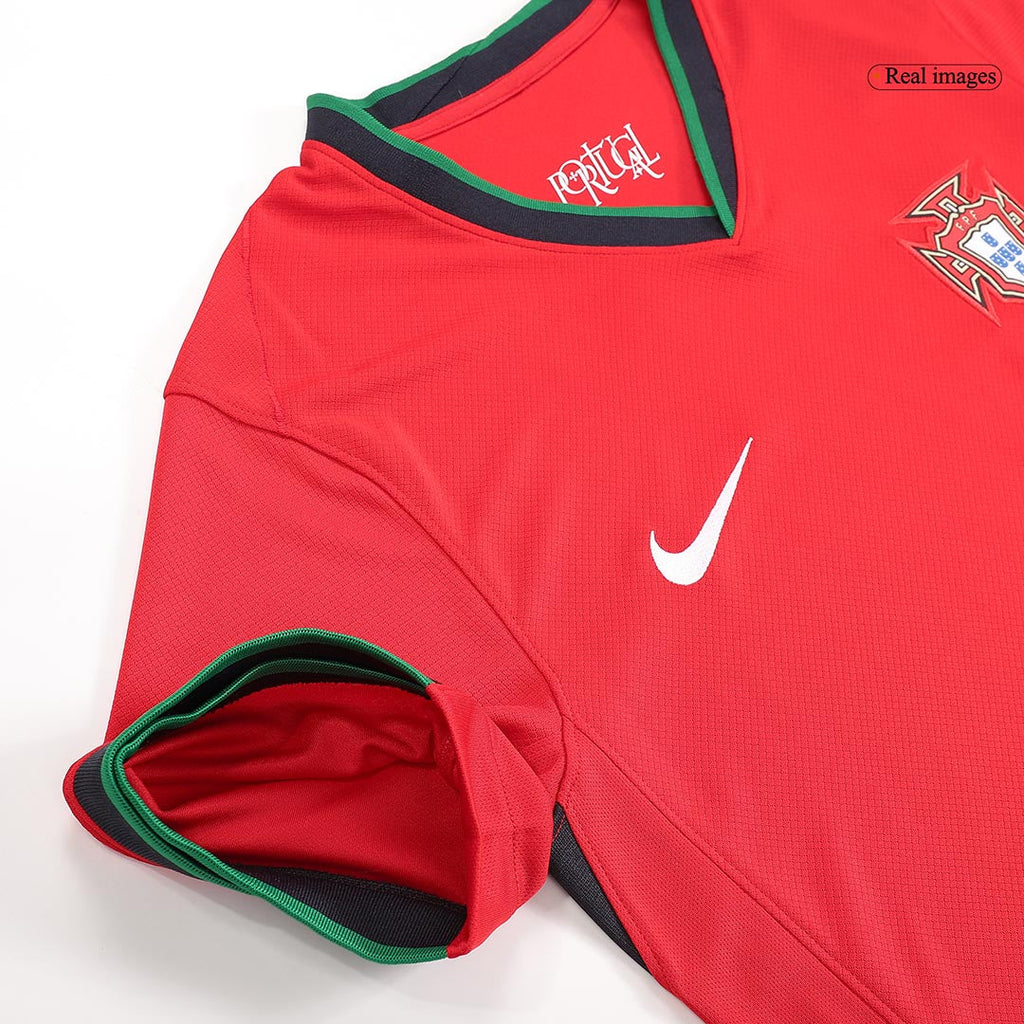 Camisola de Futebol Portugal Casa Euro Tamanho Grande