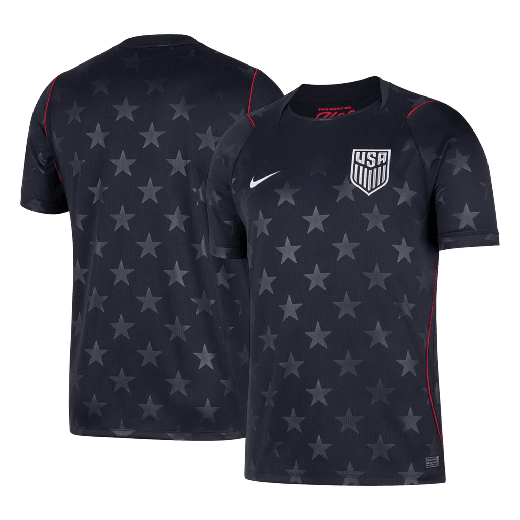 EUA Camisola Alternativa Campeonato do Mundo de 2026 Preta