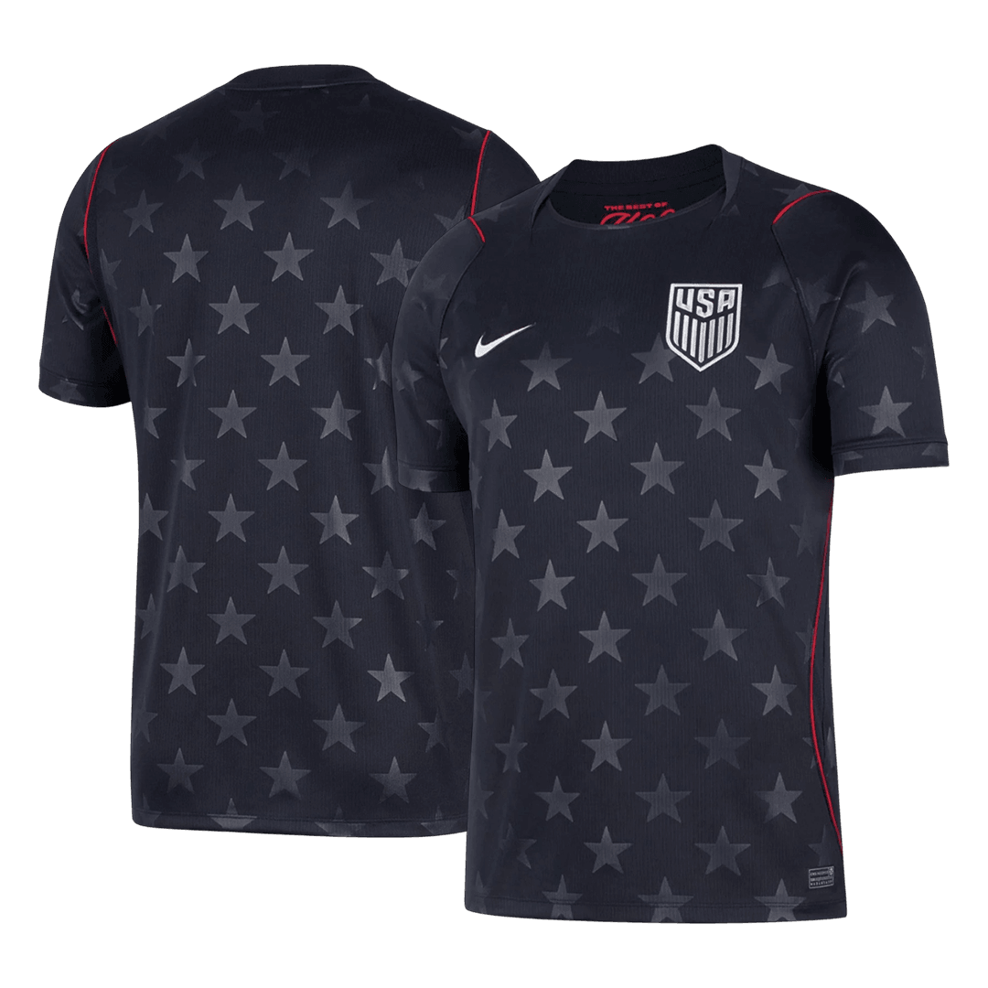 EUA Camisola Alternativa Campeonato do Mundo de 2026 Preta