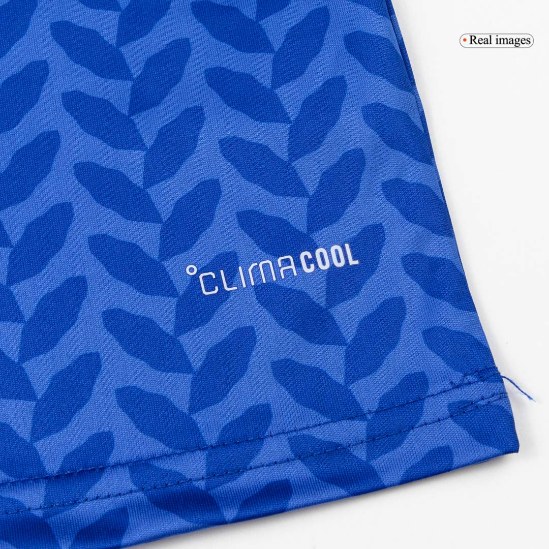 Itália Criança Casa Mundial Futebol Camisola Conjunto (Camisola+Calções+Meias) 25/26 Azul