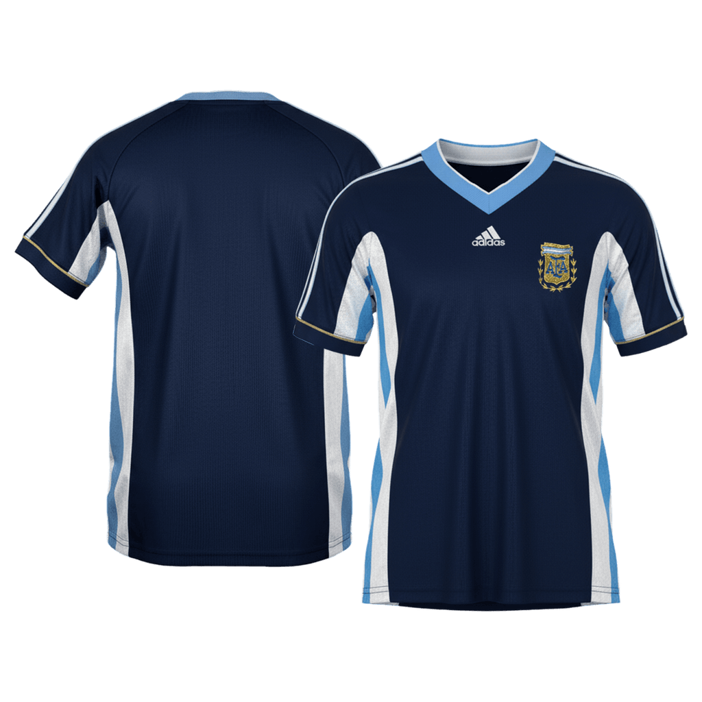 Retro Argentina Camisola Alternativa 1998