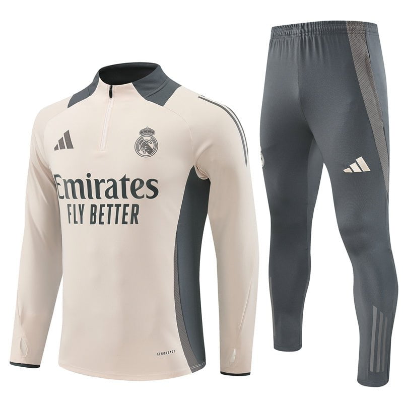 Real Madrid 24/25 - Fato de Treino - Meio Fecho