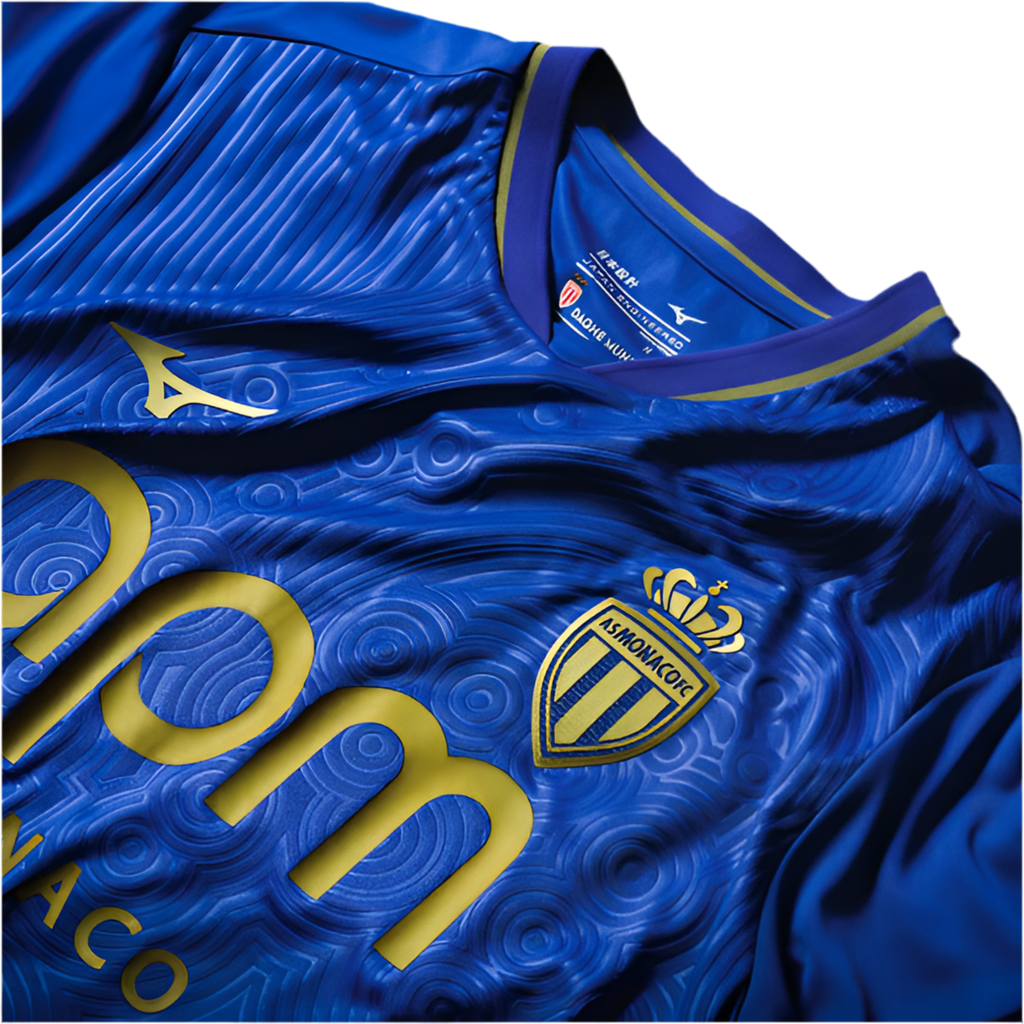 Camisola AS Mónaco Visitante azul 25/26