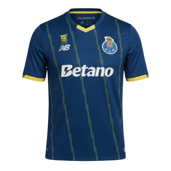 Camisola quarto equipamento 25/26 azul – COM EMBLEMA CELEBRAÇÃO LIGA EUROPA DUBLIN