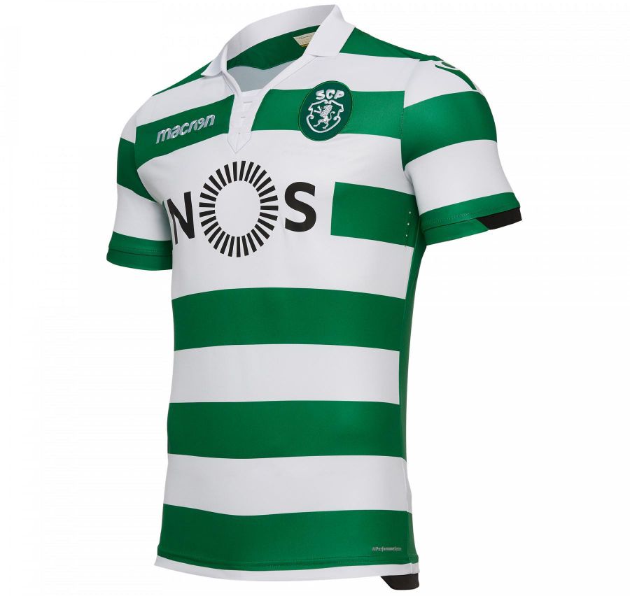 Camisola retro Principal 18/19 verde e branca