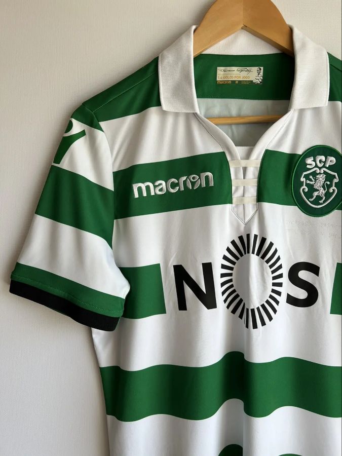 Camisola retro Principal 18/19 verde e branca