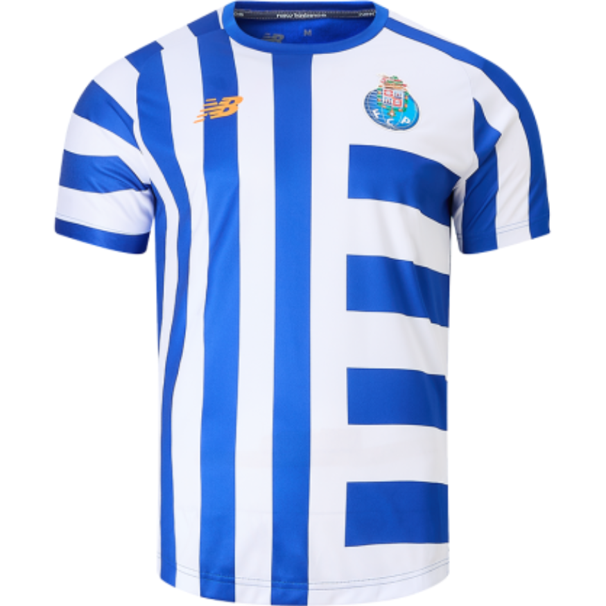 Camisola pré-jogo azul/branco 24/25