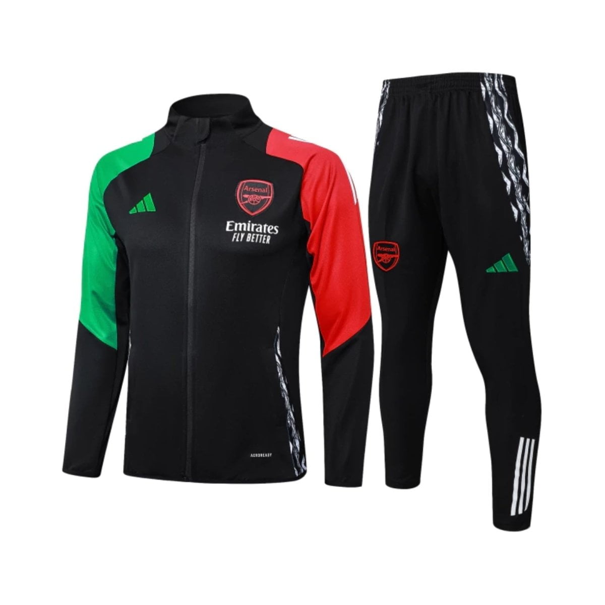 Arsenal 24/25 - Conjunto de Treino com Fecho de Correr Completo