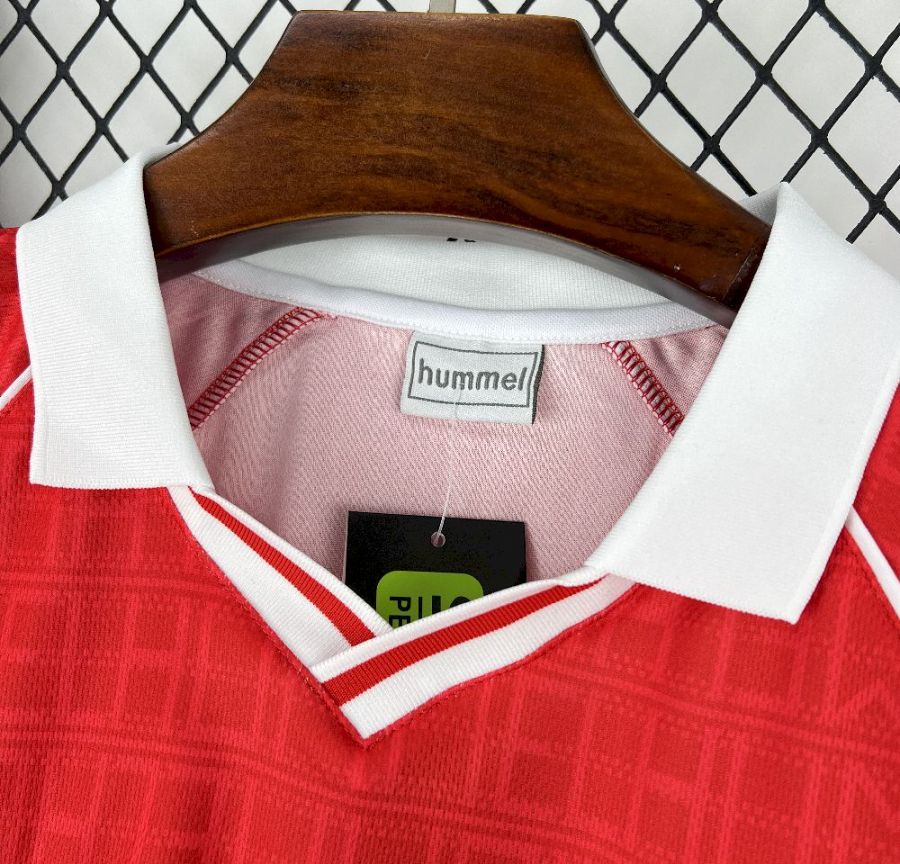 Camisola retro vermelha Principal 1990/91