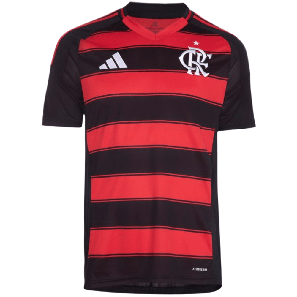 Camisola Flamengo Vermelha Principal 25/26