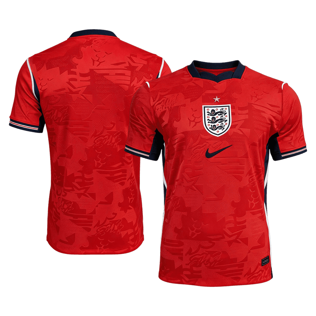 Versão do Jogador Inglaterra Fora Campeonato do Mundo Futebol Camisolas 2026 Vermelho