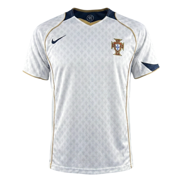 Camisola Retro Portugal Fora 2004 Branca