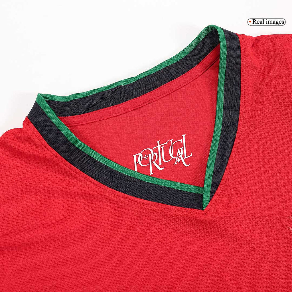 Camisola de Futebol Portugal Casa Euro Tamanho Grande