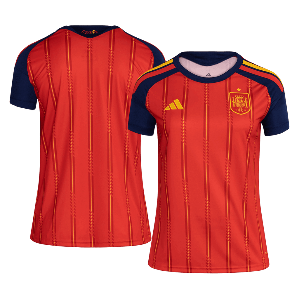 Mulheres Espanha Camisa Local Mundial 2026 Vermelho