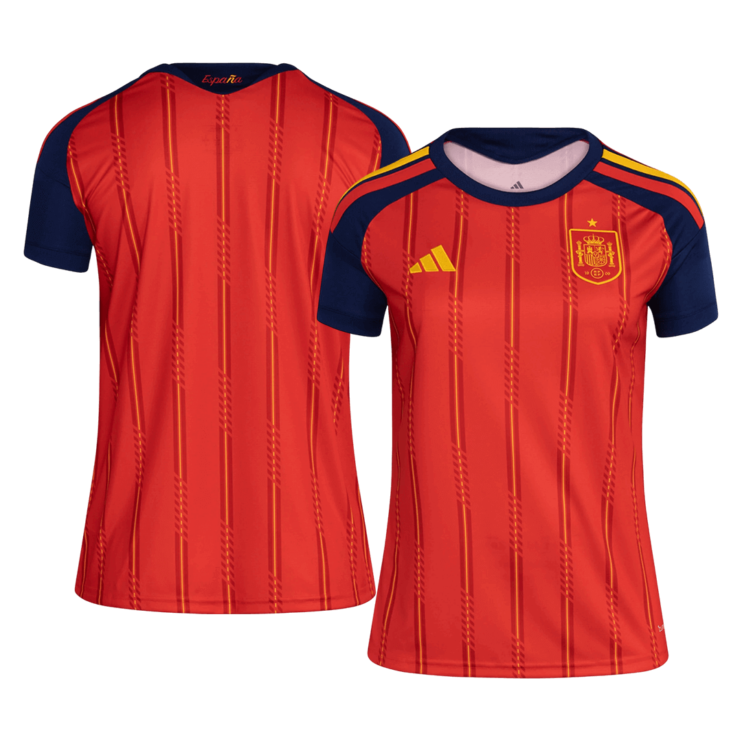 Mulheres Espanha Camisa Local Mundial 2026 Vermelho
