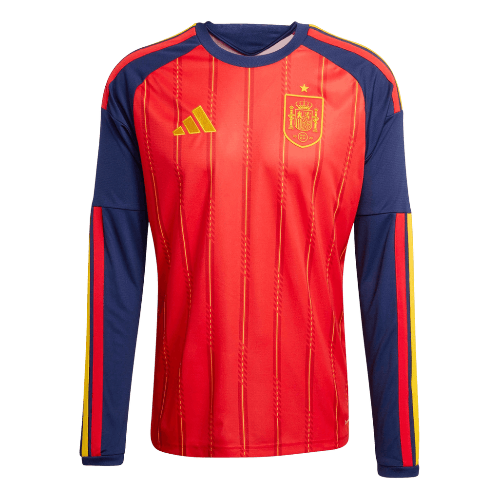 Espanha Casa Manga comprida Camisa 2026 Vermelho
