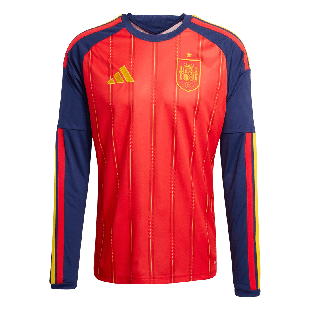 Espanha Casa Manga comprida Camisa 2026 Vermelho