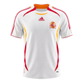 Retro Espanha Camisola Alternativa 2006 Branco