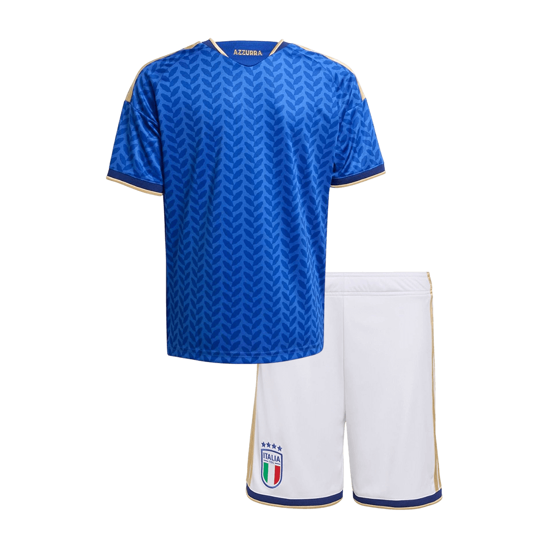 Itália Criança Casa Futebol Camisola Conjunto (Camisola+Calções) 25/26 Azul