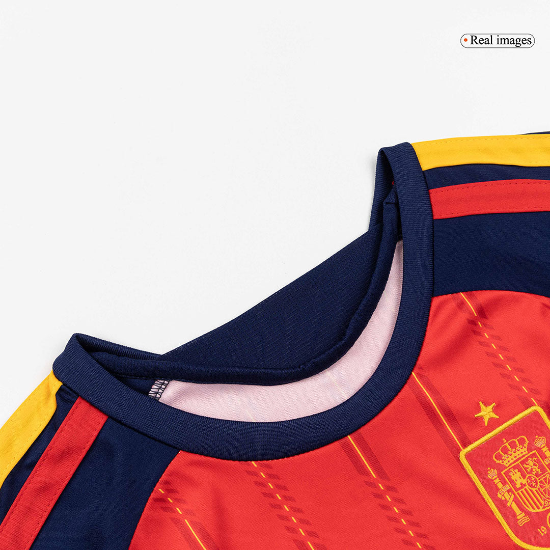 Espanha Crianças Casa Copa do Mundo Futebol Equipamento (Camisola+Calções+Meias) 2026 Vermelho