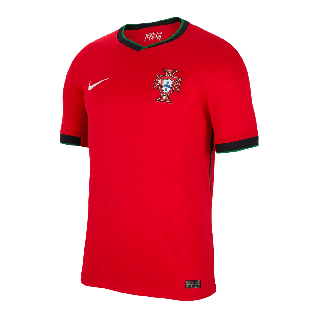 Camisola de Futebol Portugal Casa Euro Tamanho Grande