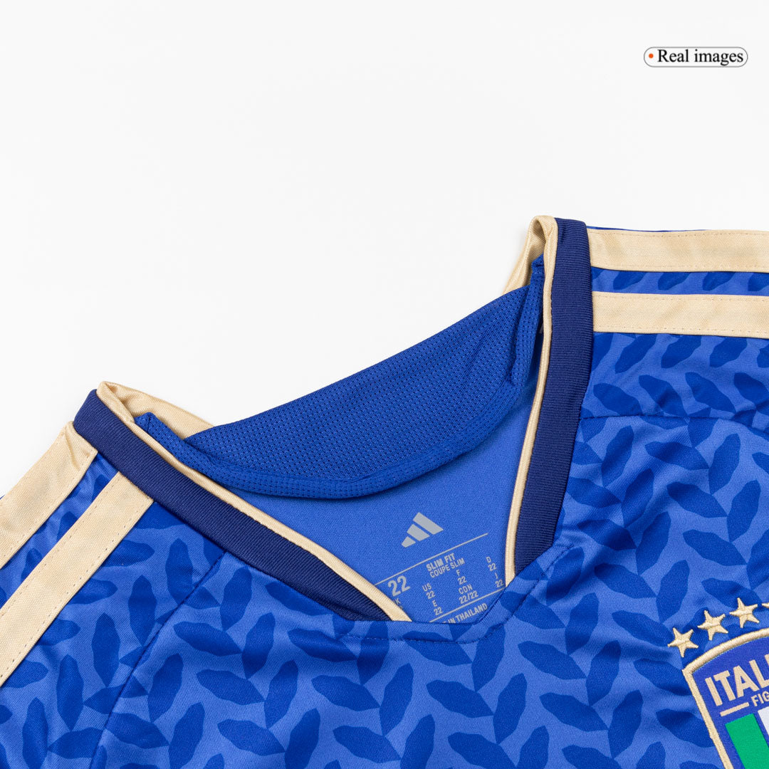Itália Criança Casa Mundial Futebol Camisola Conjunto (Camisola+Calções+Meias) 25/26 Azul