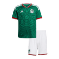 México Infantil Casa Futebol Camisa Conjunto (Camisola+Calções) 25/26 Verde