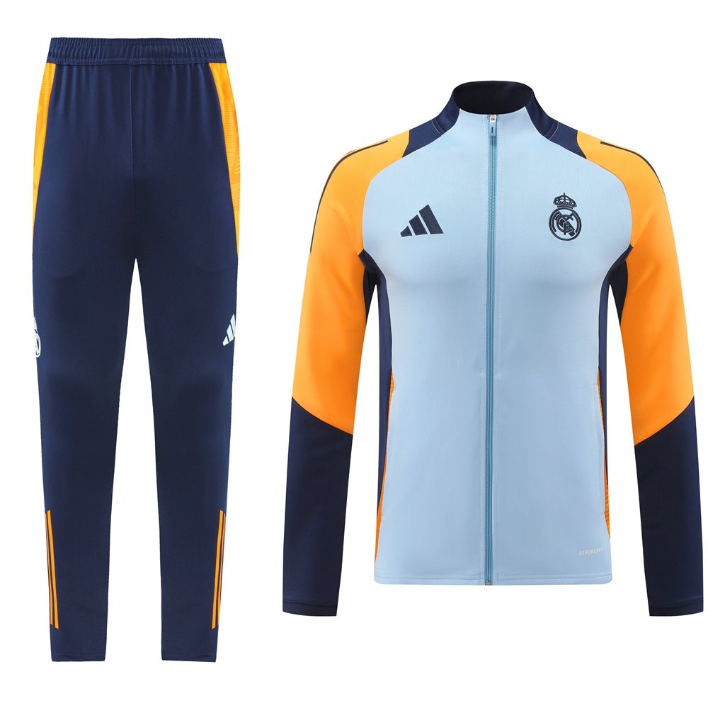 Real Madrid 24/25 - Fato de Treino - Fecho de Correr Completo