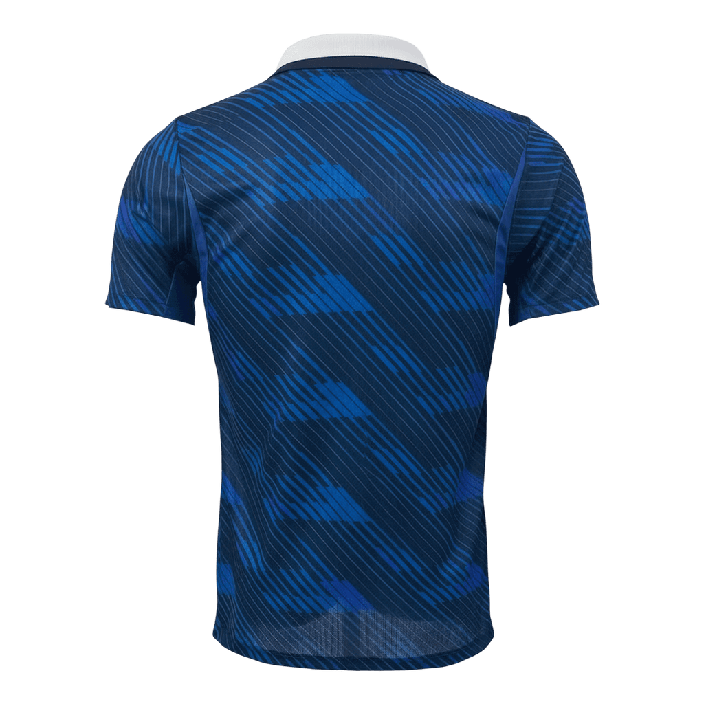 Versão de Jogador da Camisola de Futebol do Mundial da França Casa 2026 Azul
