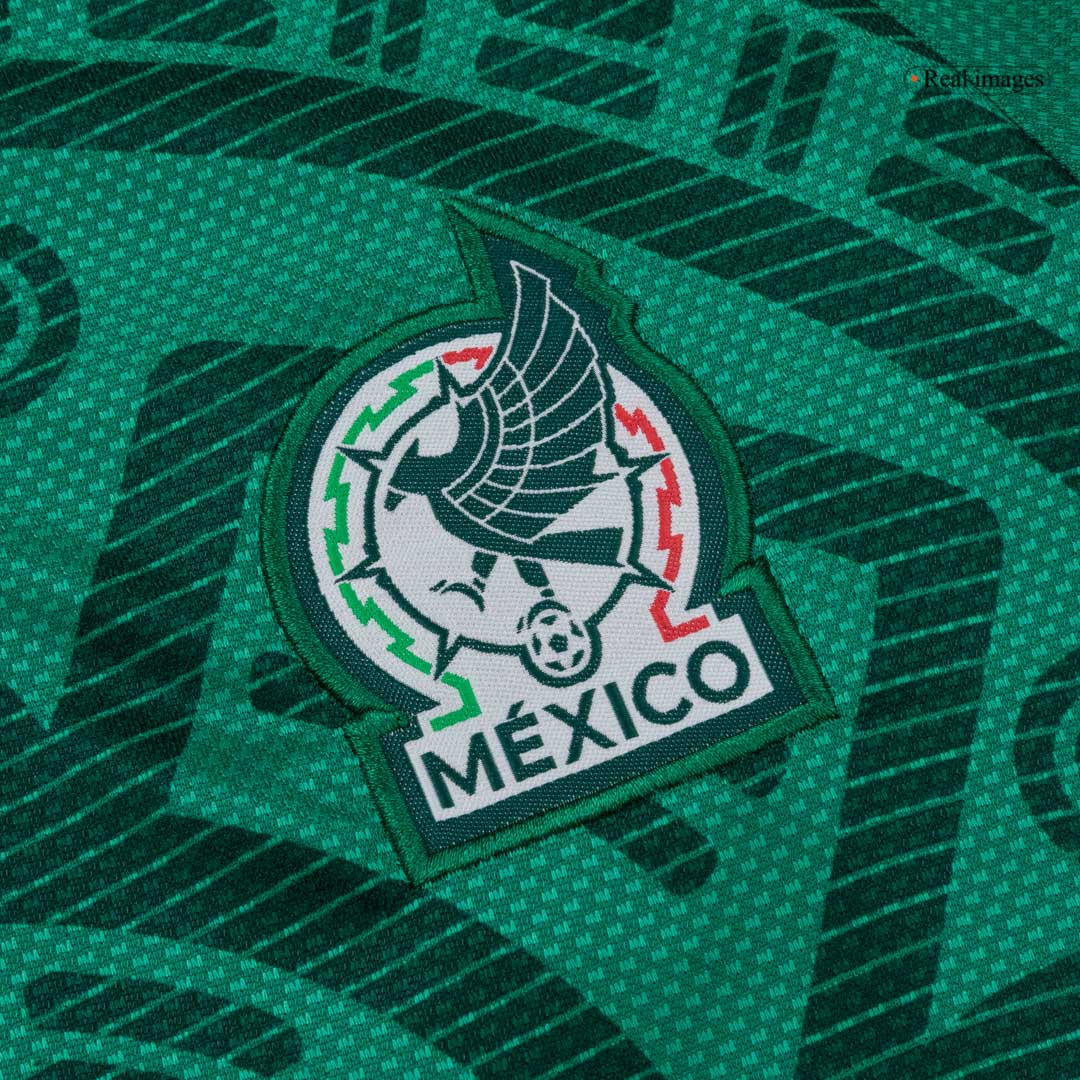 Conjunto de Camisola e Calções de Futebol México Infantil (Camisola+Calções+Meias) 25/26 Verde