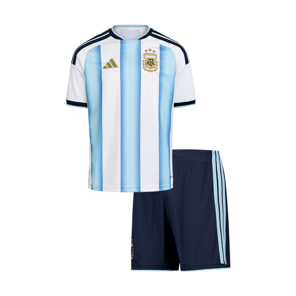 Argentina Infantil Casa Futebol Camisa Conjunto (Camisola+Calções) Mundial 2026