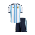 Argentina Infantil Casa Futebol Camisa Conjunto (Camisola+Calções) Mundial 2026