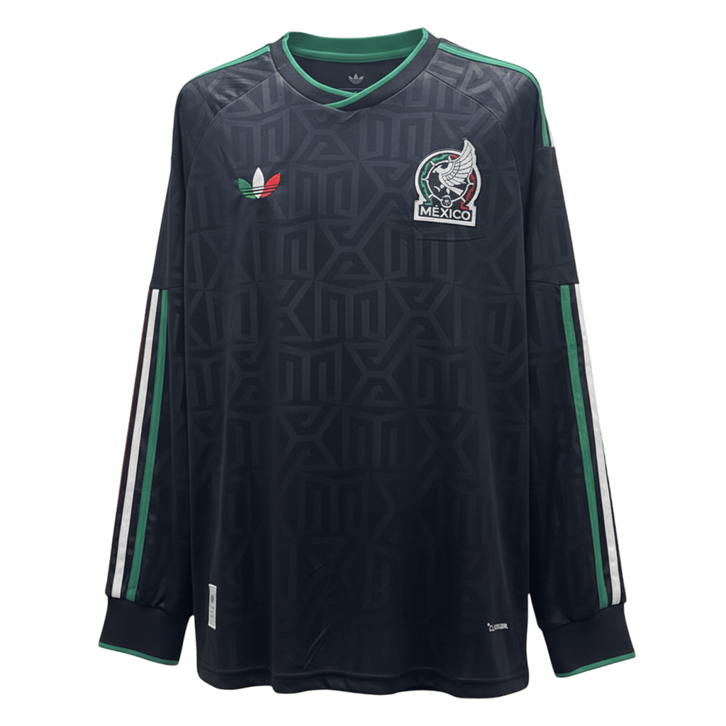 México Camisa Manga Comprida 2026 Preto