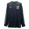 México Camisa Manga Comprida 2026 Preto