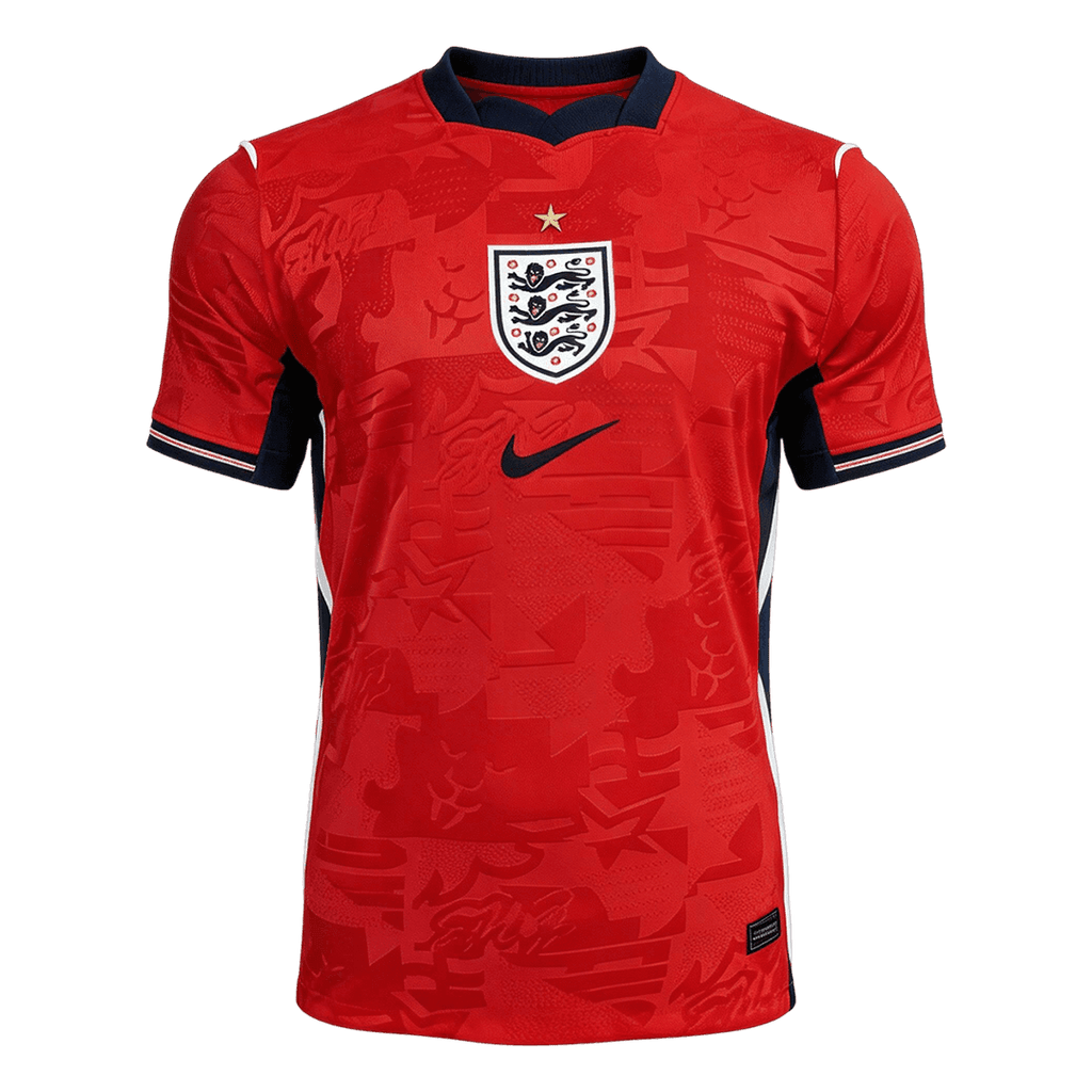 Versão do Jogador Inglaterra Fora Campeonato do Mundo Futebol Camisolas 2026 Vermelho