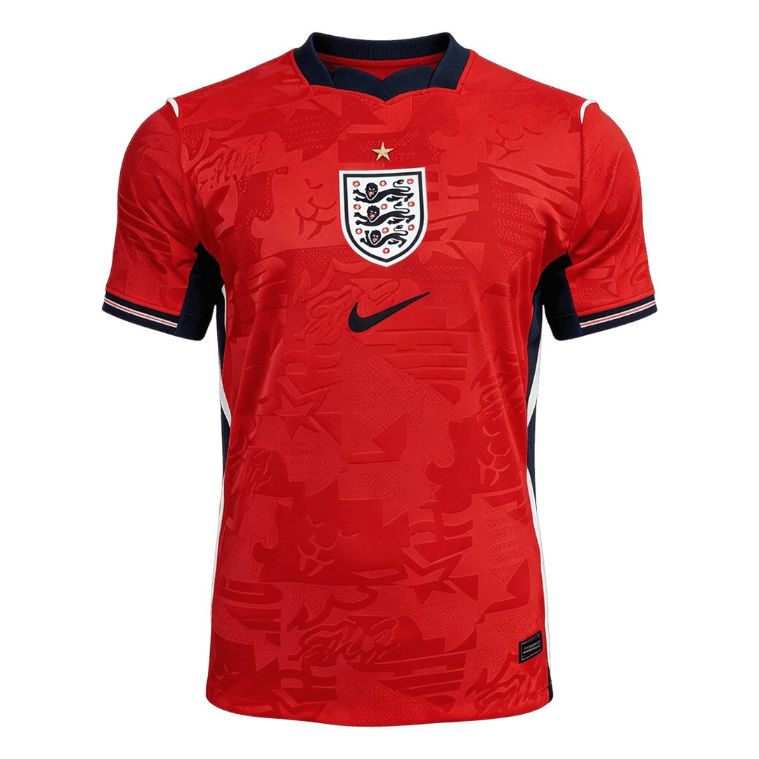 Versão do Jogador Inglaterra Fora Campeonato do Mundo Futebol Camisolas 2026 Vermelho