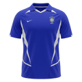 Retrô Brasil Camisola Principal 2002 Azul