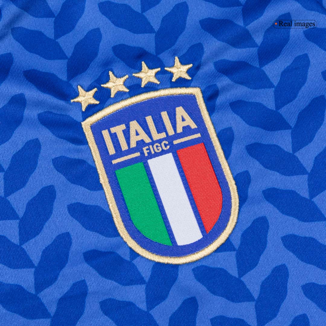 Itália Criança Casa Mundial Futebol Camisola Conjunto (Camisola+Calções+Meias) 25/26 Azul
