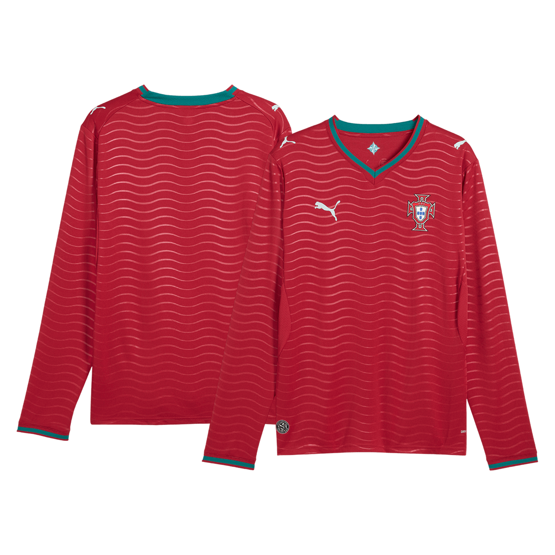 Portugal Camisa Manga comprida 2026 Vermelha