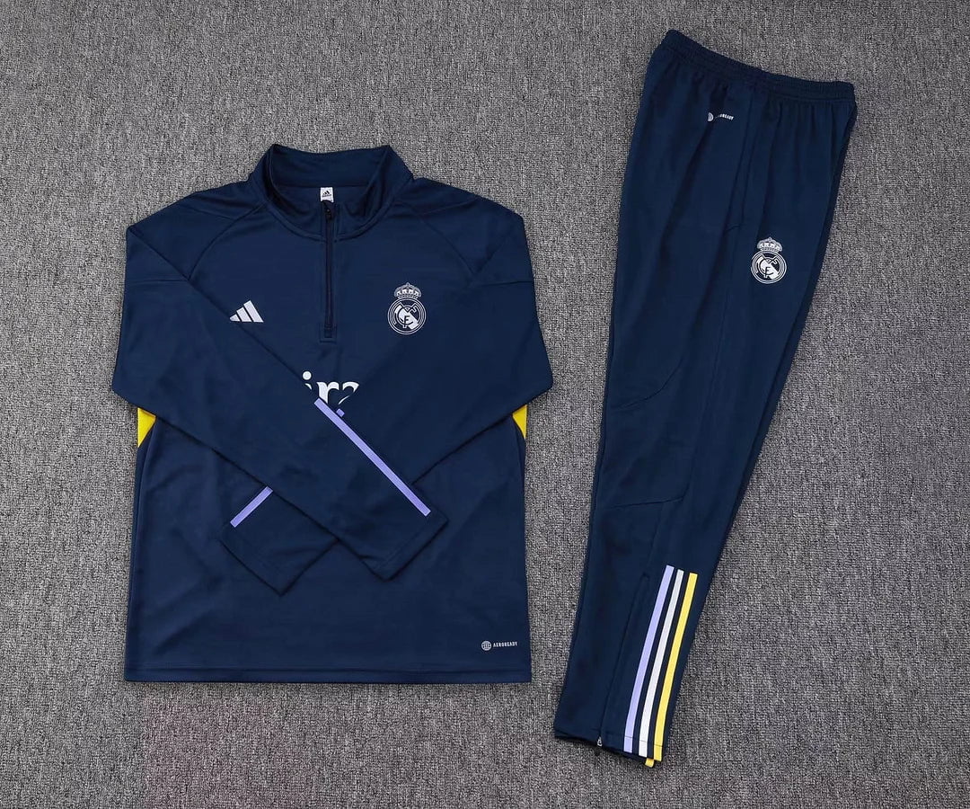 Real Madrid 24/25 - Fato de Treino - Meio Fecho