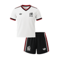 Conjunto México Criança Alternativo Camisola e Calções Mundial 2026 Branco