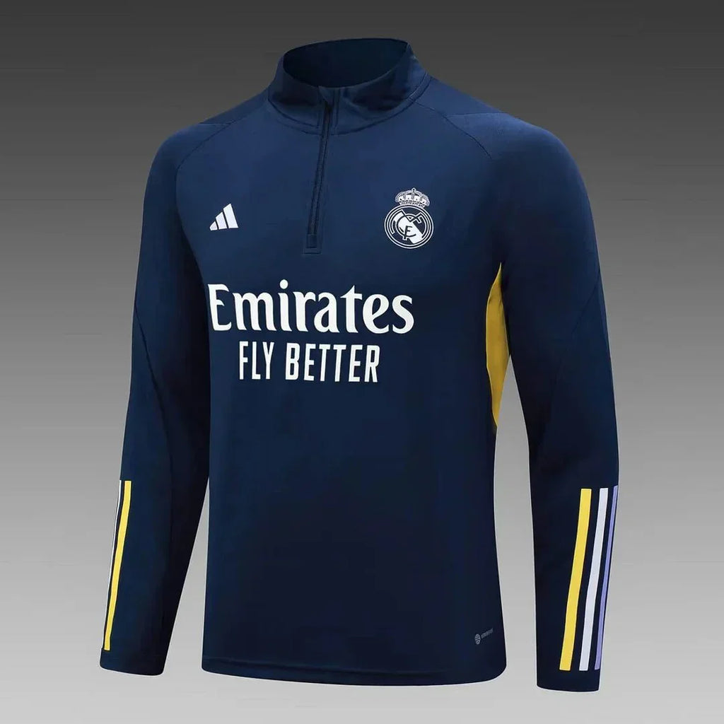 Real Madrid 24/25 - Fato de Treino - Meio Fecho